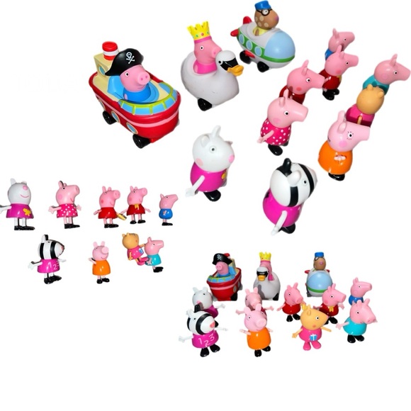 Peppa Pig and Friends Lot of 12 Toys Set - Picture 2 of 5